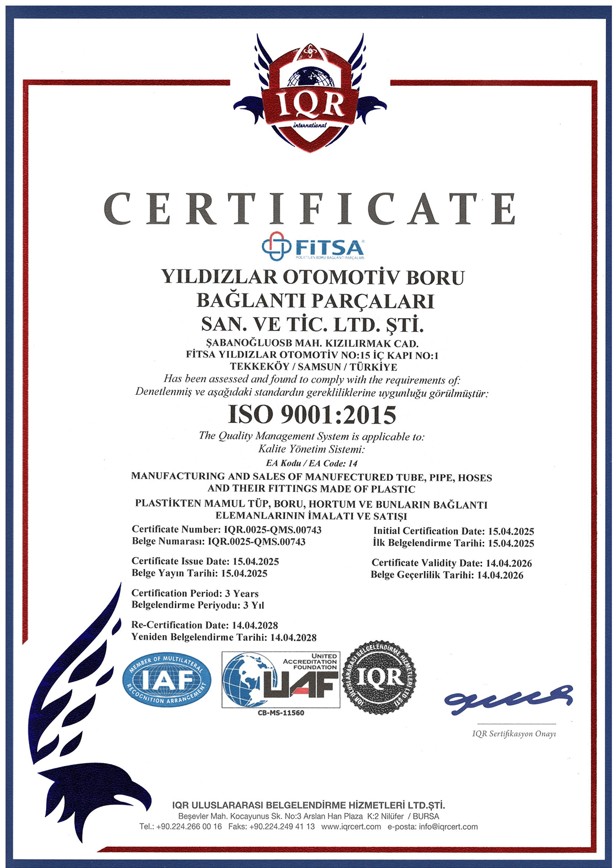 Fitsa 9001